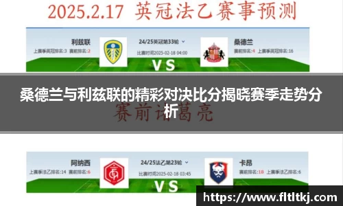 桑德兰与利兹联的精彩对决比分揭晓赛季走势分析
